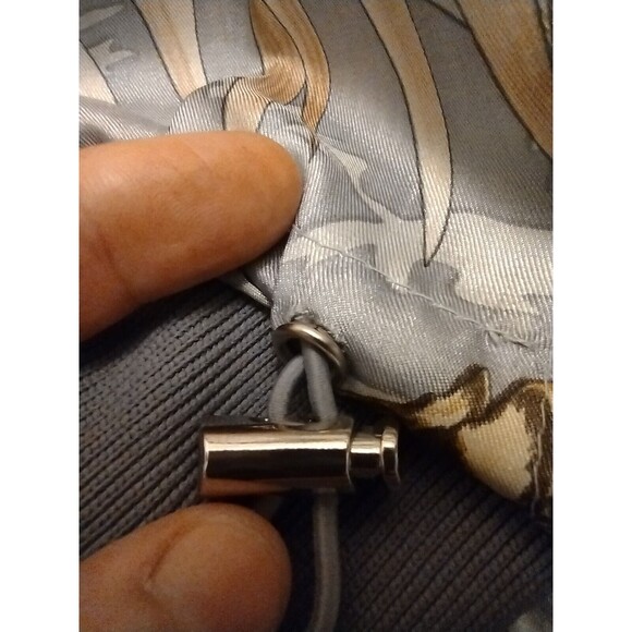 Damee NY Satin Jacket Cheetah Long Sleeve Zip-Up Collared Art To Wear Size M - Picture 10 of 12